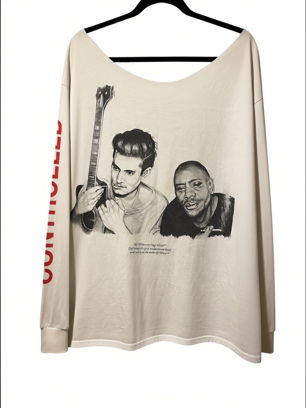 RARE 2017 Dave Chappelle & John Mayer "Controlled Danger" SF Tour Shirt XL